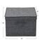 Household Essentials Canvas Storage Boxes with Lids, 2ct.